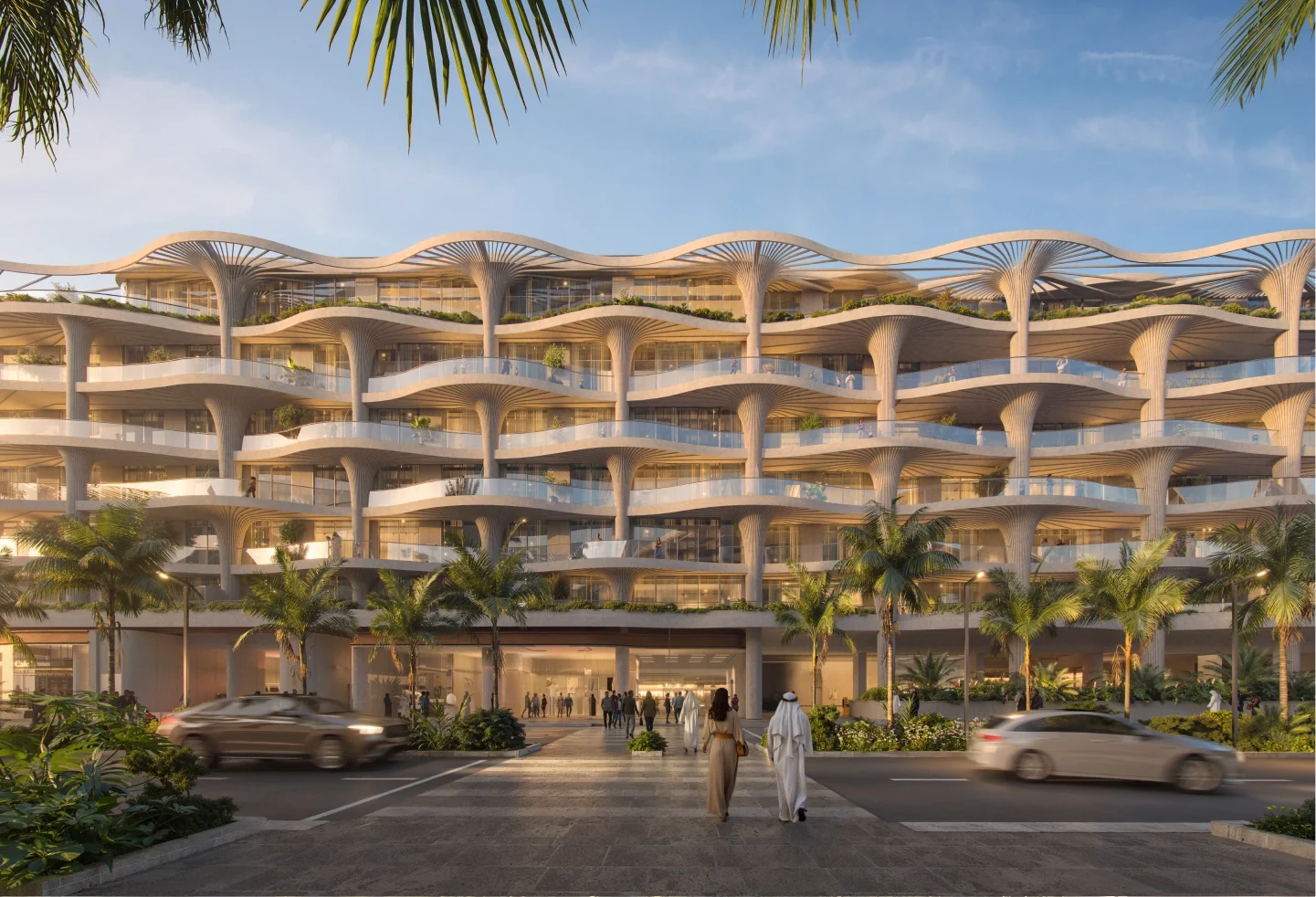 Official architectural rendering of Mamsha Palm